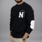 Premium N-Design Sweatshirt for Men Combo - White & Black - Image 2
