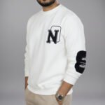 Premium N-Design Sweatshirt for Men Combo - White & Black - Image 3